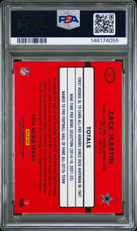 Zack Martin #21 2024 Panini Donruss Optic 2014 Retro Series PSA 9