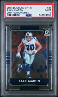 Zack Martin #21 2024 Panini Donruss Optic 2014 Retro Series PSA 9