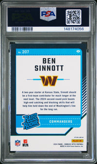 Ben Sinnott #207 2024 Panini Donruss Optic PSA 10 Teal Velocity