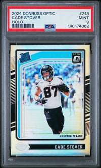 Cade Stover #218 2024 Panini Donruss Optic PSA 9 Holo