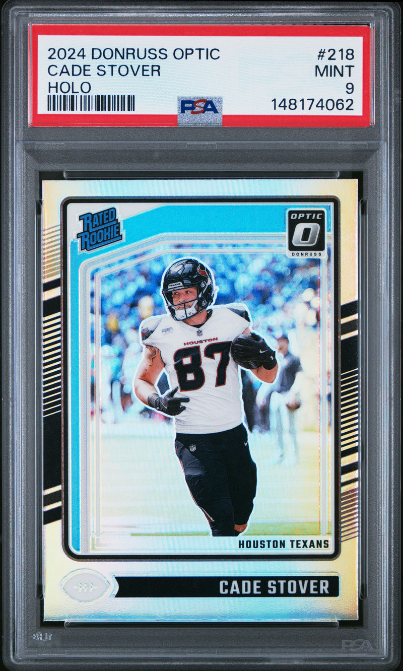 Cade Stover #218 2024 Panini Donruss Optic PSA 9 Holo
