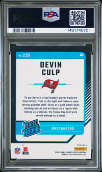 Devin Culp #226 2024 Panini Donruss Optic PSA 9 Blue Hyper