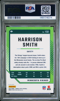 Harrison Smith #132 2024 Panini Donruss Optic PSA 8 Holo