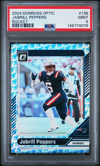 Jabrill Peppers #138 2024 Panini Donruss Optic PSA 9 Rocket