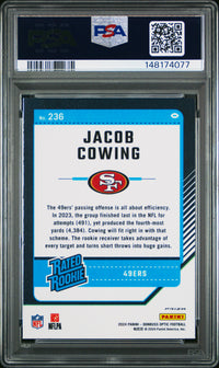 Jacob Cowing #236 2024 Panini Donruss Optic PSA 6 Holo