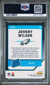 Johnny Wilson #256 2024 Panini Donruss Optic PSA 9 Blue Hyper