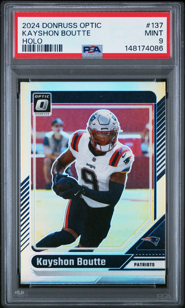 Kayshon Boutte #137 2024 Panini Donruss Optic PSA 9 Holo