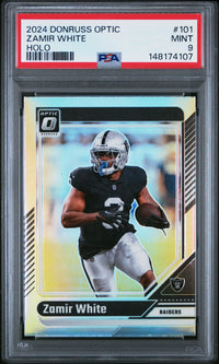 Zamir White #101 2024 Panini Donruss Optic PSA 9 Holo
