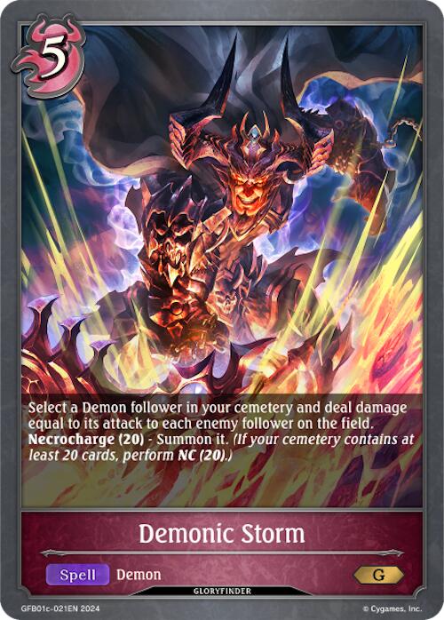 Demonic Storm (GFB01c-021EN) [Gloryfinder Bundle 01: Guide to Glory]