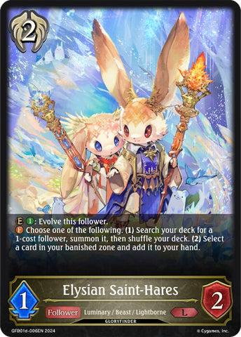 Elysian Saint-Hares (GFB01d-006EN) [Gloryfinder Bundle 01: Guide to Glory]