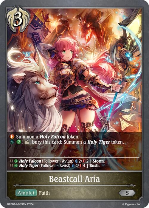 Beastcall Aria (GFB01d-053EN) [Gloryfinder Bundle 01: Guide to Glory]