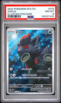 Zorua #075 2024 Pokemon Sfa En-Shrouded Fable PSA 8 Illustration Rare