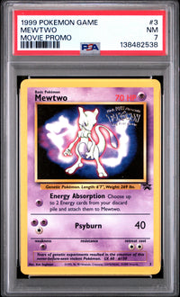 Mewtwo #3 1999 Pokemon Game Movie PSA 7 Movie Promo