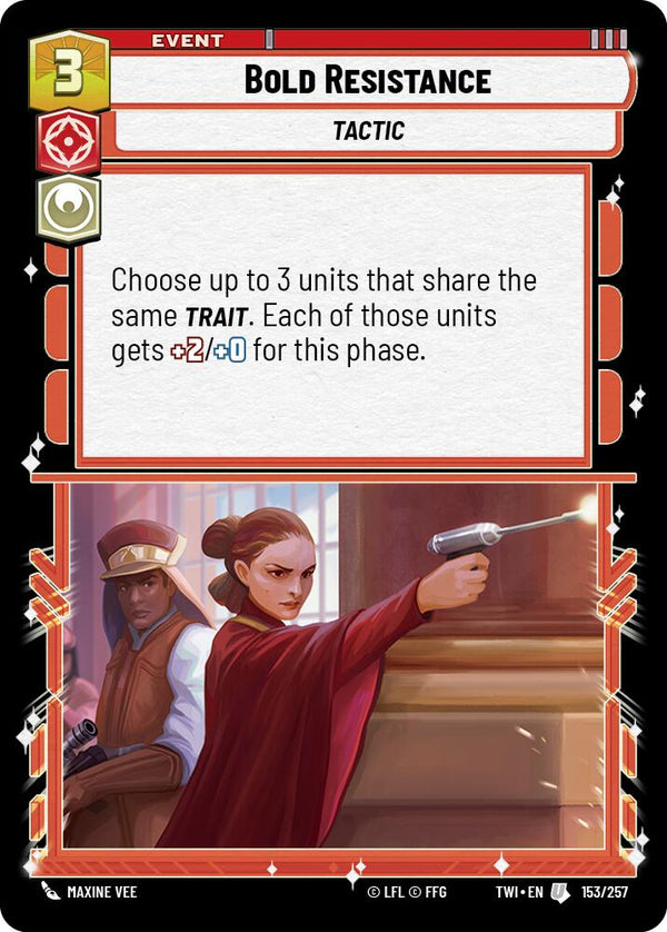 Bold Resistance (153/257) (153/257) [Twilight of the Republic]