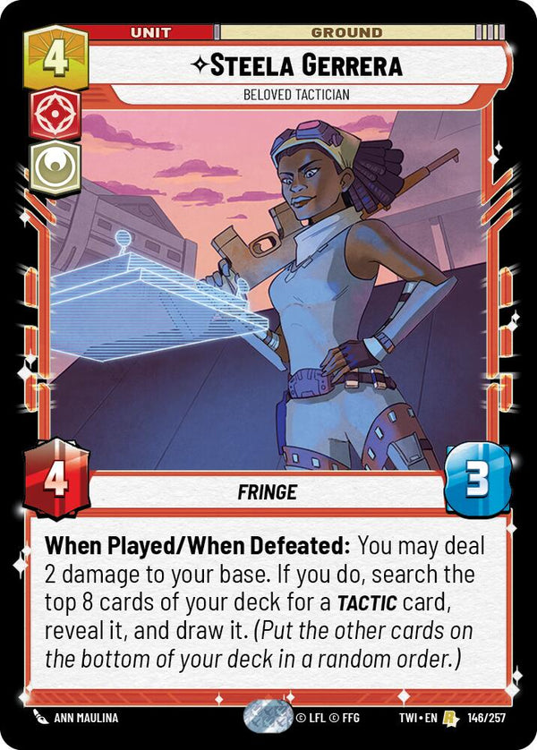 Steela Gerrera - Beloved Tactician (146/257) (146/257) [Twilight of the Republic]