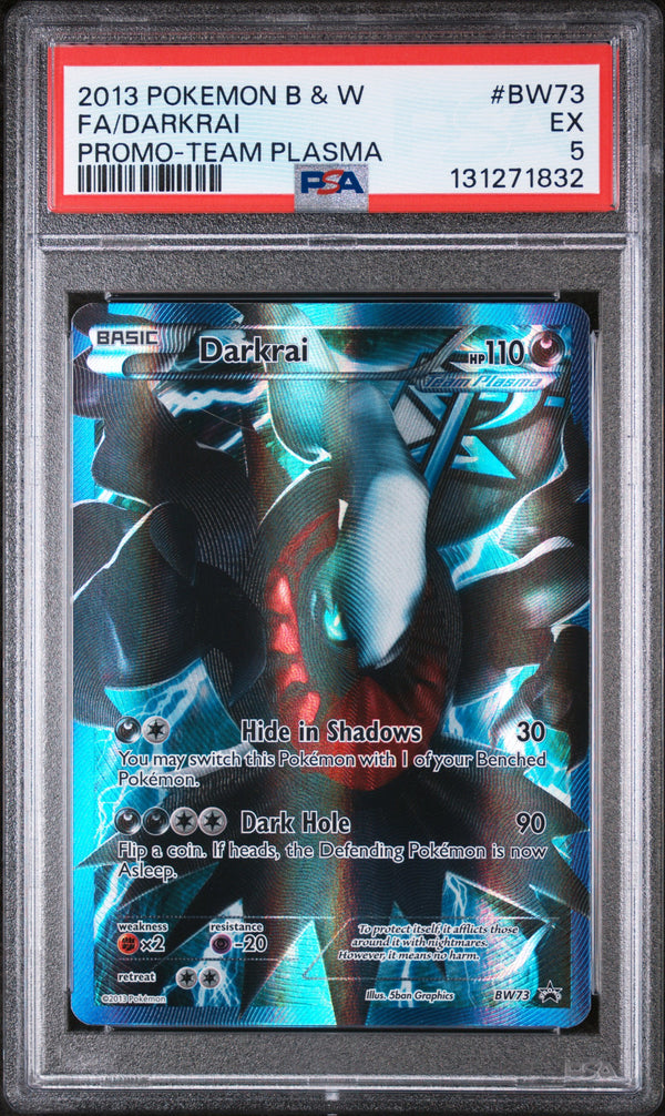 Darkrai #BW73 2013 Pokemon Black & White Promo PSA 5 Promo-Team Plasma