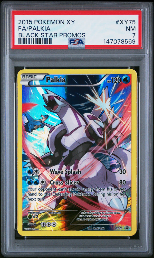 Palkia #XY75 2015 Pokemon Xy Black Star Promos PSA 7