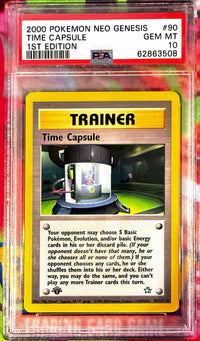 Time Capsule #90 2000 Pokemon Neo Genesis 1st Edition PSA 10