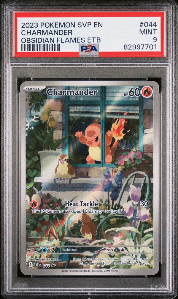 Charmander #044 2023 Pokemon Svp En-Sv Black Star Promo PSA 9