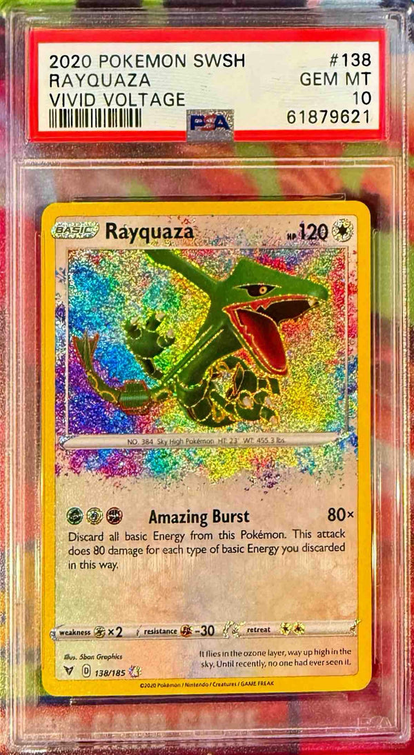Rayquaza #138 2020 Pokemon Sword & Shield Vivid Voltage PSA 10