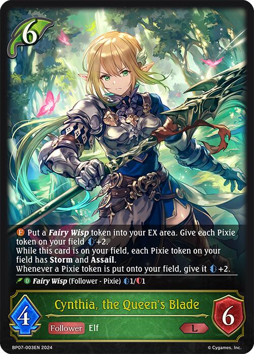 Cynthia, the Queen's Blade (BP07-003EN) [Verdant Steel]