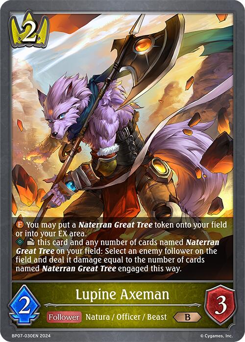 Lupine Axeman (BP07-030EN) [Verdant Steel]
