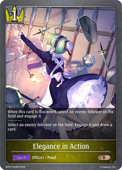 Elegance in Action (BP07-034EN) [BP07: Verdant Steel]