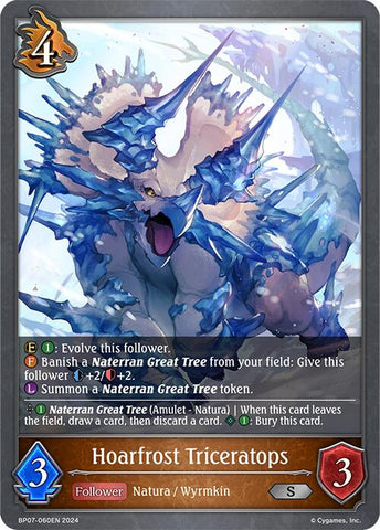 Hoarfrost Triceratops (BP07-060EN) [BP07: Verdant Steel]