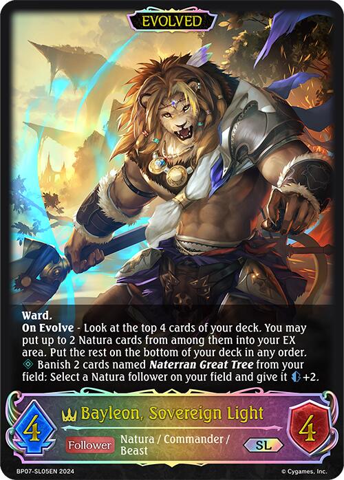 Bayleon, Sovereign Light (Evolved) (BP07-SL05EN) [Verdant Steel]