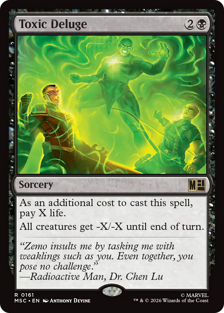 Toxic Deluge (Surge Foil) [Marvel Super Heroes Commander]