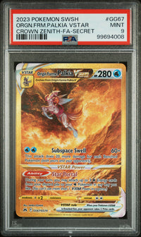 Origin Forme Palkia Vstar #GG67 2023 Pokemon Sword And Shield Crown Zenith PSA 9