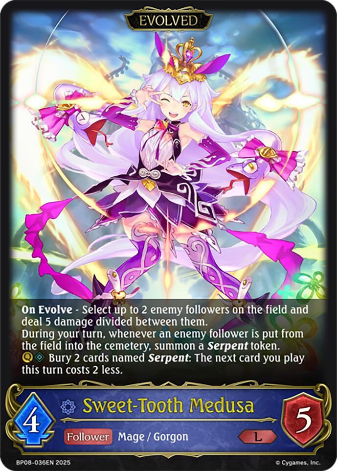 Sweet-Tooth Medusa (Evolved) (BP08-036EN) [Alterchaotica]