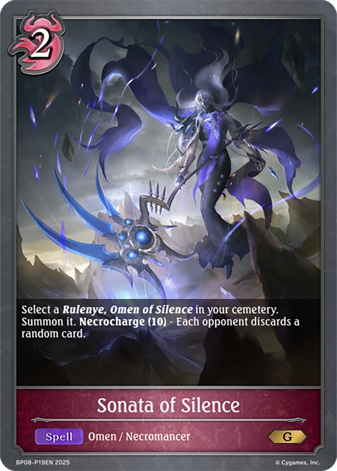 Sonata of Silence - P19EN (Foil) (BP08-P19EN) [Alterchaotica]