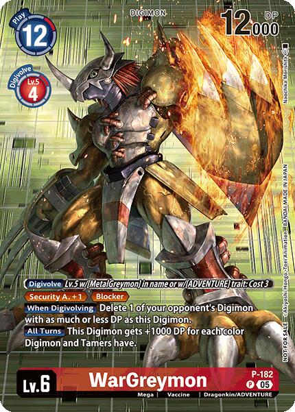 WarGreymon [P-182] (BT-21: Illustration Celebration Pack) [World Convergence]