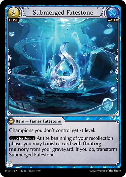 Submerged Fatestone // Commanding Sea Titan (140) [Abyssal Heaven]