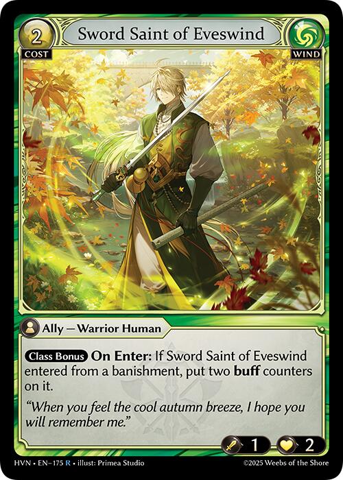 Sword Saint of Eveswind (175) [Abyssal Heaven]