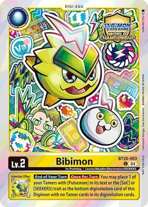 Bibimon [BT20-003] (Regionals 25-26 Champion Card Set Season 1) [Release Special Booster Ver.2.5 Promos]