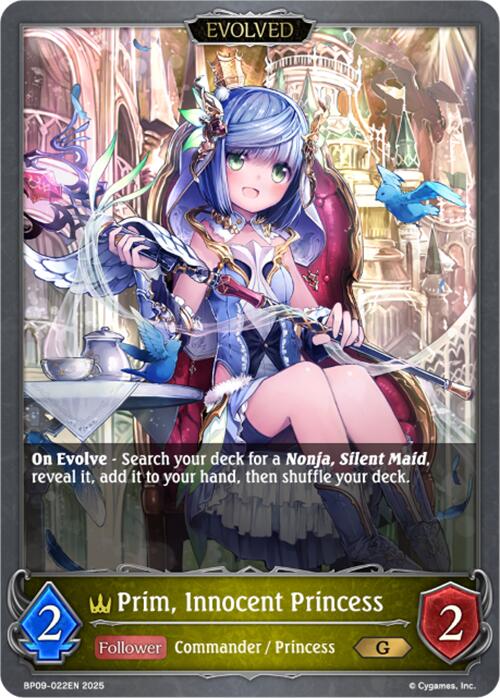 Prim, Innocent Princess (Evolved) (BP09-022EN) [Duet of Dawn and Dusk]