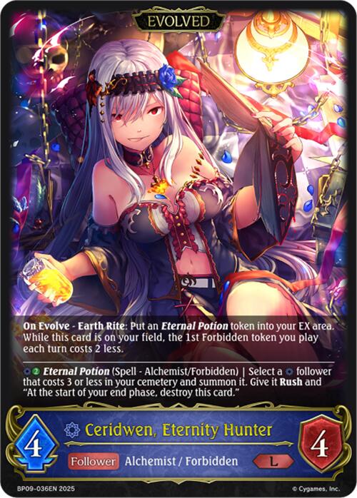 Ceridwen, Eternity Hunter (Evolved) (BP09-036EN) [Duet of Dawn and Dusk]