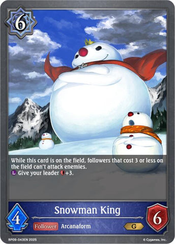 Snowman King (BP09-043EN) [Duet of Dawn and Dusk]