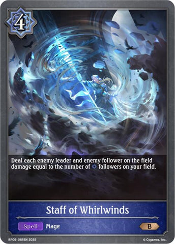 Staff of Whirlwinds (BP09-061EN) [Duet of Dawn and Dusk]