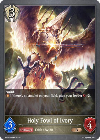 Holy Fowl of Ivory (BP09-119EN) [Duet of Dawn and Dusk]