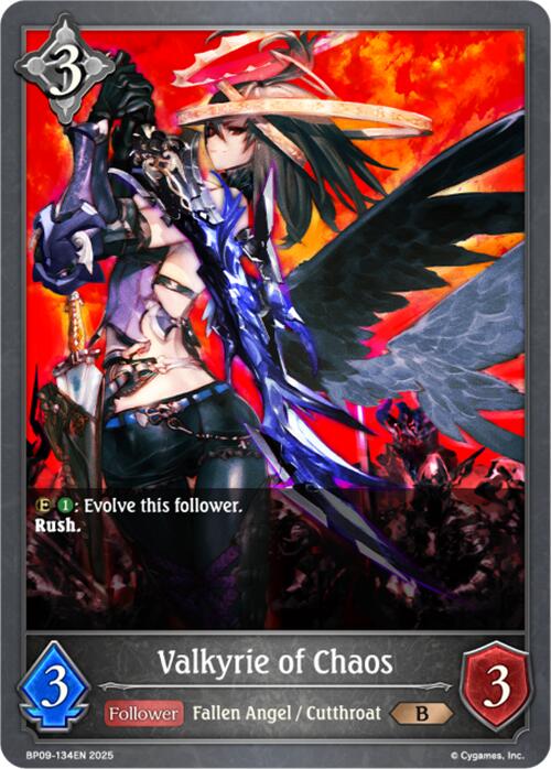 Valkyrie of Chaos (BP09-134EN) [Duet of Dawn and Dusk]