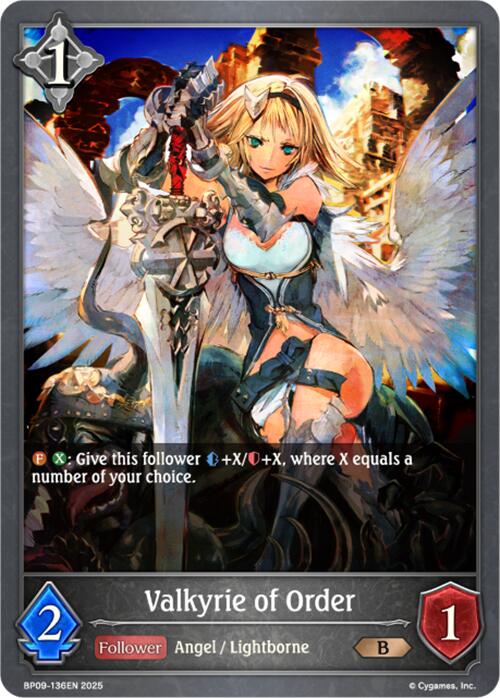 Valkyrie of Order (BP09-136EN) [Duet of Dawn and Dusk]