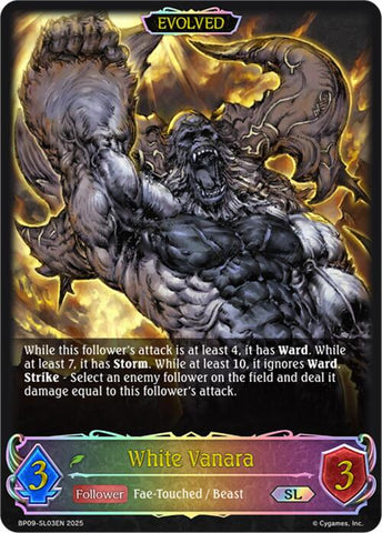 White Vanara (Evolved) (SL) (BP09-SL03EN) [Duet of Dawn and Dusk]