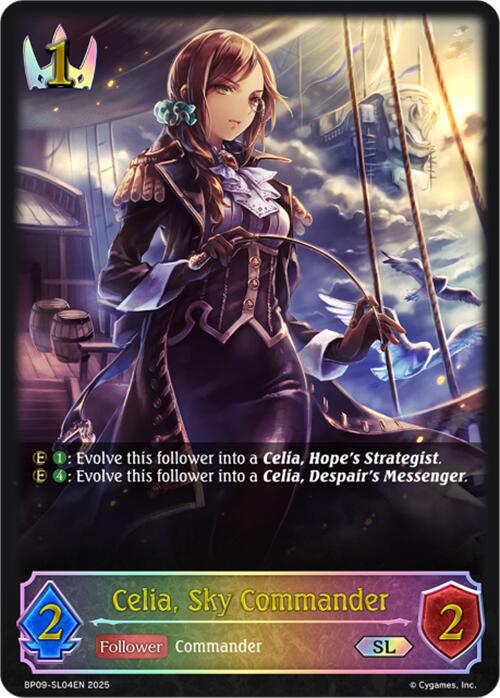 Celia, Sky Commander (SL) (BP09-SL04EN) [Duet of Dawn and Dusk]