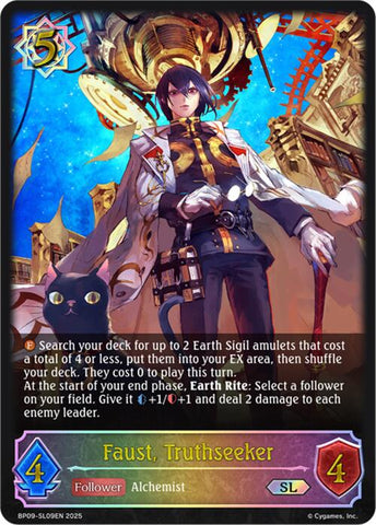 Faust, Truthseeker (SL) (BP09-SL09EN) [Duet of Dawn and Dusk]