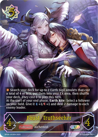 Faust, Truthseeker (U) (BP09-U03EN) [Duet of Dawn and Dusk]