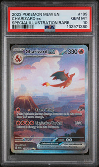 Charizard Ex #199 2023 Pokemon Mew En-151 PSA 10 Special Illustration Rare