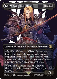 Zenos yae Galvus // Shinryu, Transcendent Rival (Borderless) (Surge Foil) [FINAL FANTASY]